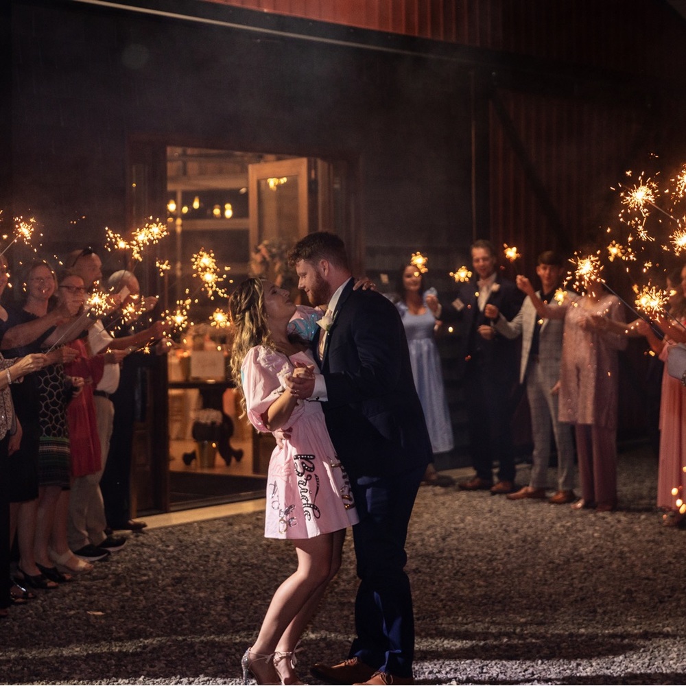 Queen of Sparkles Pink Bride Dress
